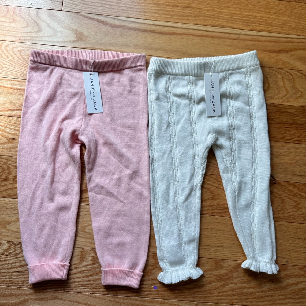 NWT Janie And Jack Leggings Sz 18 to 24 Month